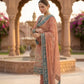 Teal Georgette Kurta Pant Set with Dupatta