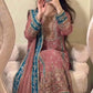 Teal Georgette Kurta Pant Set with Dupatta