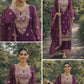 Teal JMC Silk Embroidered Palazzo Suit Set for Festive and Wedding Wear