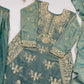 Teal Kiran Embroidered Sharara