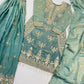Teal Kiran Embroidered Sharara