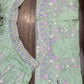 Teal Peacock Embroidered Butterfly Net Lehenga Set for Weddings and Grand Festive Occasions