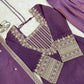 Teal Vichitra Silk Kurta Set