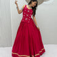Terracotta Cowrie Lehenga Choli