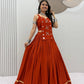 Terracotta Cowrie Lehenga Choli