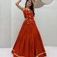 Terracotta Cowrie Lehenga Choli