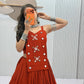 Terracotta Cowrie Lehenga Choli
