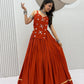 Terracotta Cowrie Lehenga Choli