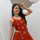 Terracotta Cowrie Lehenga Choli