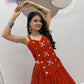 Terracotta Cowrie Lehenga Choli