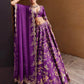 Thai Silk Embroidered Lehenga Set