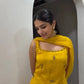Thread Work Chinon Silk Sharara Set with Dupatta