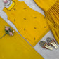 Thread Work Chinon Silk Sharara Set with Dupatta
