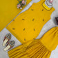 Thread Work Chinon Silk Sharara Set with Dupatta