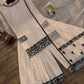 Thread Work Natural Crepe Kurta Pant Set with Dupatta