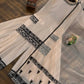 Thread Work Natural Crepe Kurta Pant Set with Dupatta