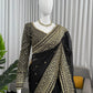 Tibby Silk Embroidered Designer Saree