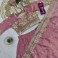 Two Tone Fandy Silk Embroidered Lehenga Choli Set for Wedding and Festive Wear