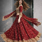 Two Tone Fandy Silk Embroidered Lehenga Choli Set for Wedding and Festive Wear