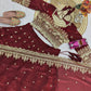 Two Tone Fandy Silk Embroidered Lehenga Choli Set for Wedding and Festive Wear
