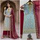Two Tone Frendy Silk Embroidered Kurti Palazzo Set for Wedding and Festive Wear