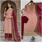 Two Tone Frendy Silk Embroidered Kurti Palazzo Set for Wedding and Festive Wear