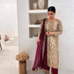 Two Tone Frendy Silk Embroidered Kurti Palazzo Set for Wedding and Festive Wear
