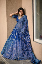 Vaishali Silk Printed Lehenga Set with Dupatta