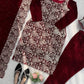 Velvet Embroidered Festive Suit Set