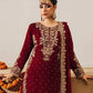 Velvet Embroidered Sharara Suit Set