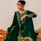 Velvet Embroidered Sharara Suit Set