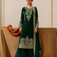Velvet Embroidered Sharara Suit Set