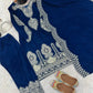 Velvet Embroidered Suit Set with Dupatta