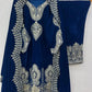 Velvet Embroidered Suit Set with Dupatta