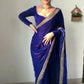 Velvet Handwork Ready to Wear Saree