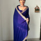 Velvet Handwork Ready to Wear Saree