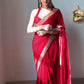 Velvet Handwork Ready to Wear Saree