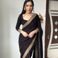 Velvet Handwork Ready to Wear Saree