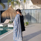Velvet Zari Embroidered Kurta Pant Set With Dupatta