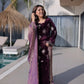 Velvet Zari Embroidered Palazzo Suit Set
