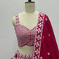Vichaitara Silk Embroidered Lehenga Set with Dupatta