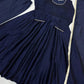 Vichitra Silk Anarkali Gown Set, 3 Colours