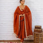 Vichitra Silk Anarkali Gown Set, 3 Colours