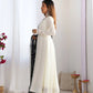 Vichitra Silk Anarkali Gown Set with Dupatta