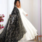 Vichitra Silk Anarkali Gown Set with Dupatta
