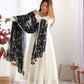 Vichitra Silk Anarkali Gown Set with Dupatta