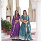 Vichitra Silk Embroidered Lehenga Choli Set