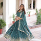 Vichitra Silk Embroidered Lehenga Choli Set