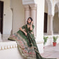Vichitra Silk Embroidered Lehenga Choli Set
