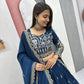 Vichitra Silk Embroidered Lehenga Choli for Wedding & Festive Wear